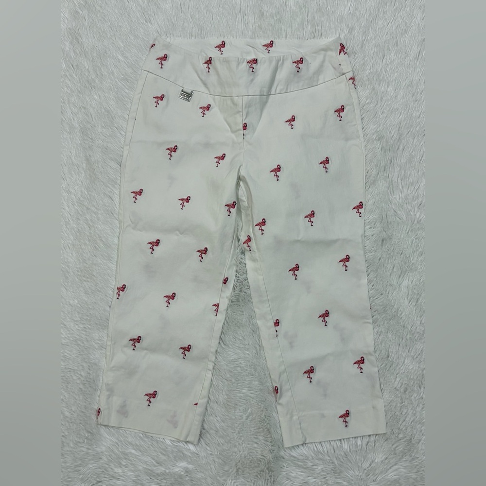 Lulu-B White Flamingo Kids Pants
